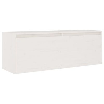 vidaXL Meubles TV 5 pcs Blanc Bois massif de pin