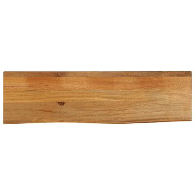 vidaXL Dessus de table à bord vivant 100x20x2,5cm bois massif manguier