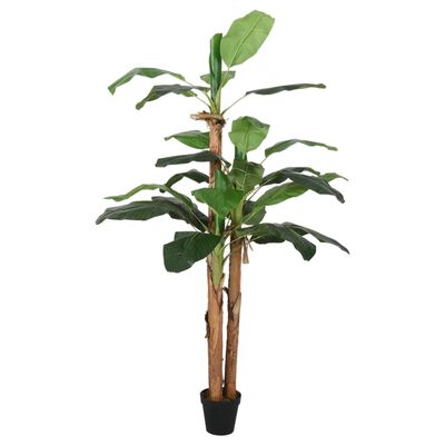 vidaXL Bananier artificiel 18 feuilles 150 cm vert