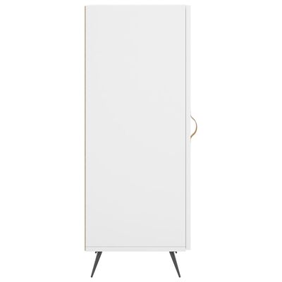 vidaXL Buffet blanc 34,5x34x90 cm bois d'ingénierie