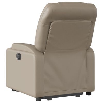 vidaXL Fauteuil inclinable Cappuccino Similicuir