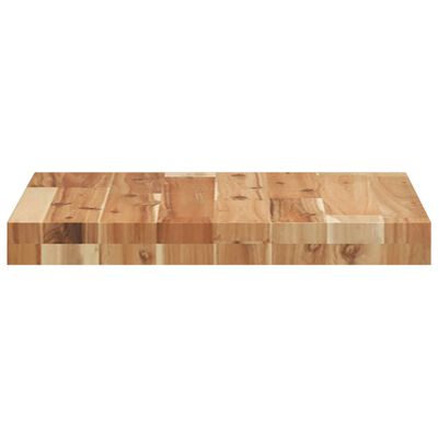 vidaXL Dessus de table carré 40x40x4 cm bois massif d'acacia