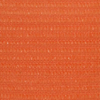 vidaXL Voile d'ombrage 160 g/m² Orange 2,5x4 m PEHD