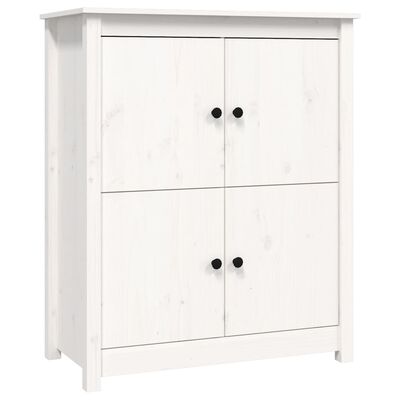 vidaXL Buffet Blanc 83x41,5x100 cm Bois massif de pin