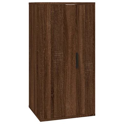 vidaXL Ensemble de meubles TV 4 pcs Chêne marron Bois d'ingénierie