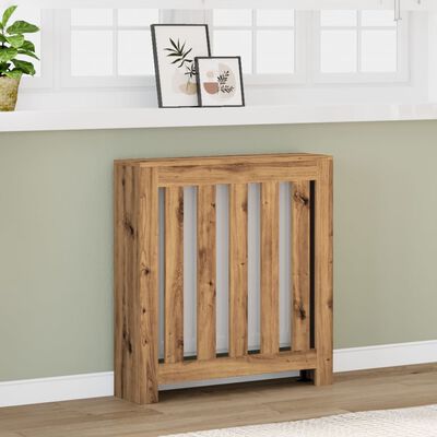 vidaXL Cache-radiateur chêne artisanal 78x20x82 cm bois d'ingénierie