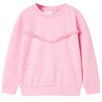 Sweatshirt pour enfants rose 104