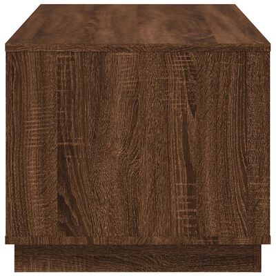 vidaXL Table basse chêne marron 102x50x44 cm bois d'ingénierie