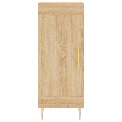 vidaXL Buffet haut Chêne sonoma 34,5x34x180 cm Bois d'ingénierie