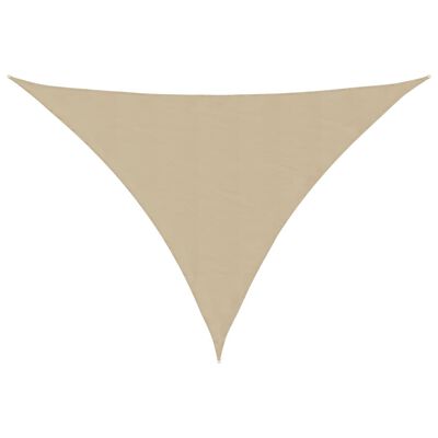 vidaXL Voile de parasol tissu oxford triangulaire 5x5x6 m beige