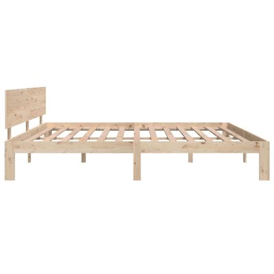 vidaXL Cadre de lit sans matelas bois massif de pin 200x200 cm