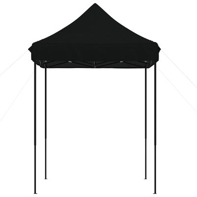 vidaXL Tente de réception pliable escamotable noir 200x200x306 cm