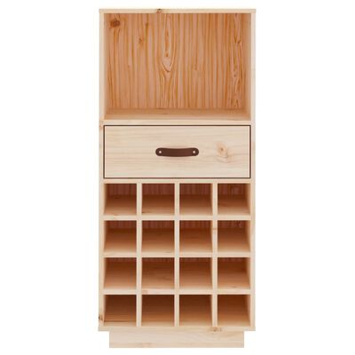 vidaXL Armoire à vin 45x34x100 cm Bois de pin massif