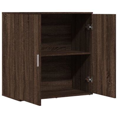 vidaXL Buffet chêne marron 79x38x80 cm bois d'ingénierie