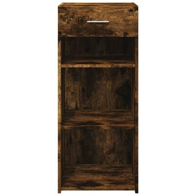 vidaXL Buffet chêne fumé 40x42,5x93 cm bois d'ingénierie