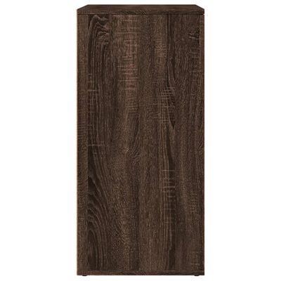 vidaXL Buffet chêne marron 79x38x80 cm bois d'ingénierie