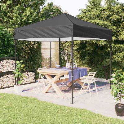 vidaXL Tente de réception pliable Anthracite 2x2 m