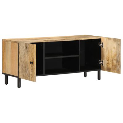 vidaXL Meuble TV 105x33x46 cm Bois massif de manguier