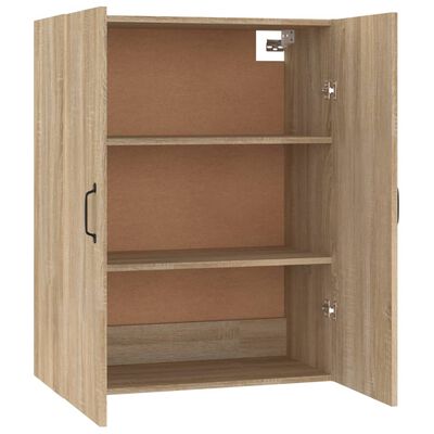 vidaXL Armoire suspendue Chêne sonoma 69,5x34x90 cm Bois d'ingénierie