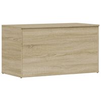 vidaXL Coffre de rangement Chêne sonoma 84x42x46 cm Bois d'ingénierie