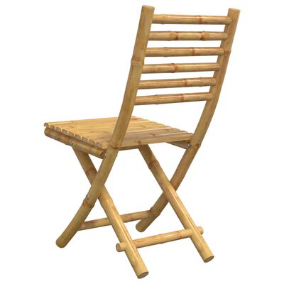 vidaXL Chaises pliables de jardin lot de 8 43x54x88 cm bambou