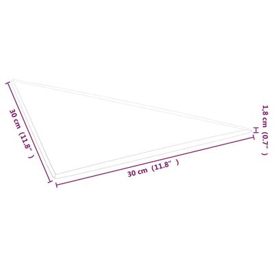 vidaXL Panneaux muraux 12 pcs Vert foncé 30x30 cm Velours 0,54 m²