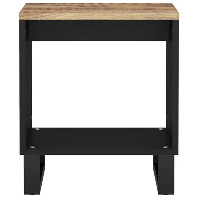 vidaXL Table basse 40x31x46 cm Bois de manguier solide et d'ingénierie