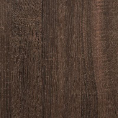 vidaXL Tête de lit avec armoires chêne marron 160 cm bois d'ingénierie