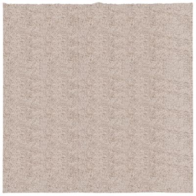 vidaXL Tapis shaggy PAMPLONA poils longs moderne beige 160x160 cm