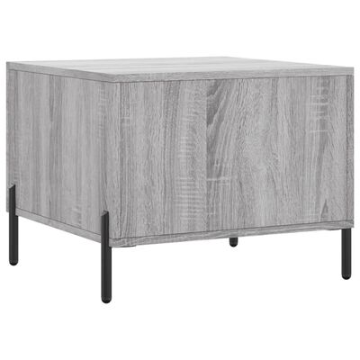 vidaXL Table basse Sonoma gris 50x50x40 cm Bois d'ingénierie