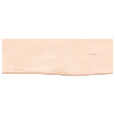 vidaXL Étagère murale 60x20x2 cm bois de chêne massif non traité