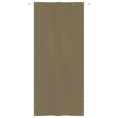 vidaXL Écran de balcon Taupe 120x240 cm Tissu Oxford