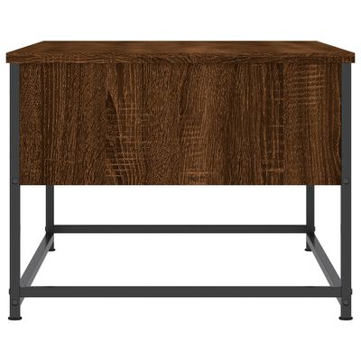 vidaXL Table basse chêne marron 100x51x40 cm bois d'ingénierie