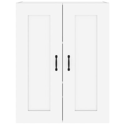 vidaXL Armoire murale suspendue Blanc brillant 69,5x32,5x90 cm