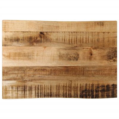 vidaXL Dessus de table bord vivant 60x40x3,8 cm bois de manguier brut