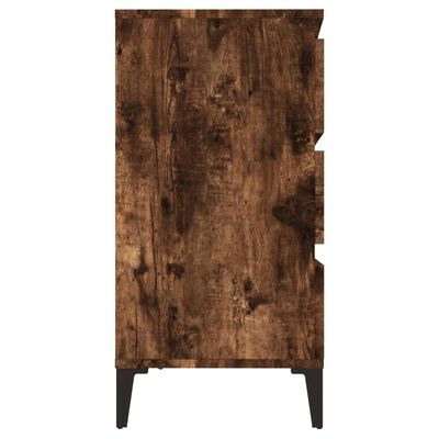 vidaXL Buffet Chêne fumé 60x35x70 cm Bois d'ingénierie