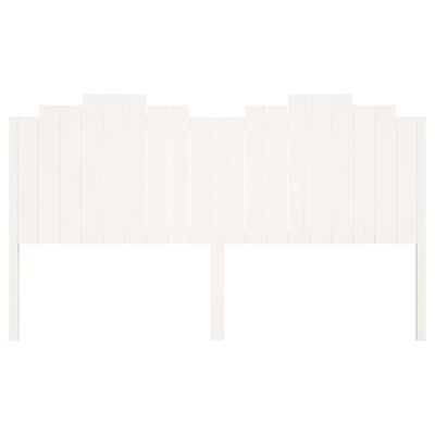 vidaXL Tête de lit Blanc 186x4x110 cm Bois massif de pin