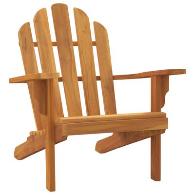 vidaXL Chaise de jardin Adirondack 79x95x92 cm bois de teck solide