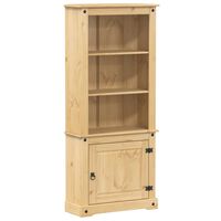 vidaXL Buffet haut Corona 74x38x170 cm bois de pin massif