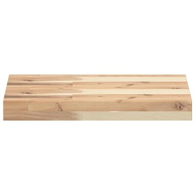 vidaXL Étagères flottantes 2 pcs 60x30x4 cm acacia massif non traité