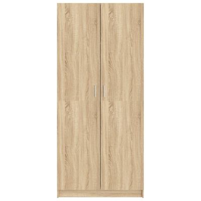 vidaXL Garde-robe Chêne sonoma 80x52x180 cm Bois d’ingénierie