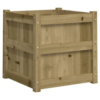 vidaXL Jardinières 2 pcs bois de pin imprégné