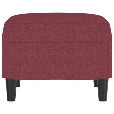 vidaXL Repose-pied Rouge bordeaux 60x50x41 cm Tissu