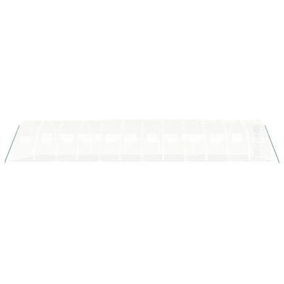 vidaXL Serre avec cadre en acier blanc 48 m² 12x4x2 m