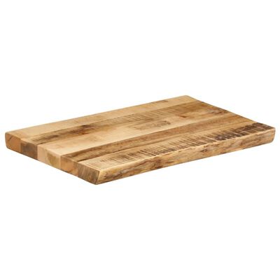 vidaXL Dessus de table bord vivant 60x40x3,8 cm bois de manguier brut