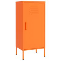 vidaXL Armoire de rangement Orange 42,5x35x101,5 cm Acier