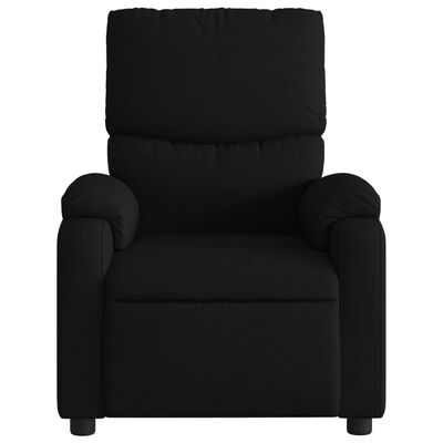 vidaXL Fauteuil de massage inclinable Noir Tissu