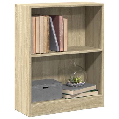 vidaXL Bibliothèque Chêne sonoma 60x24x76 cm Bois d'ingénierie