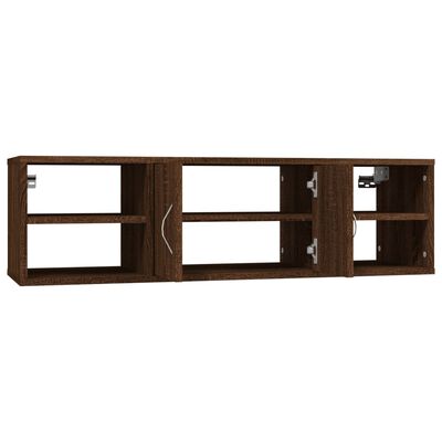 vidaXL Étagère murale chêne marron 102x30x29 cm bois d'ingénierie