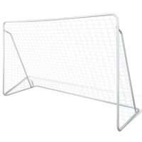 vidaXL Cage de but de football 240x90x150 cm acier haute qualité